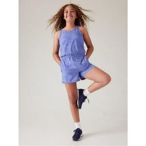 Athleta Girl Play More Blue Tank Romper - Kids Bottoms